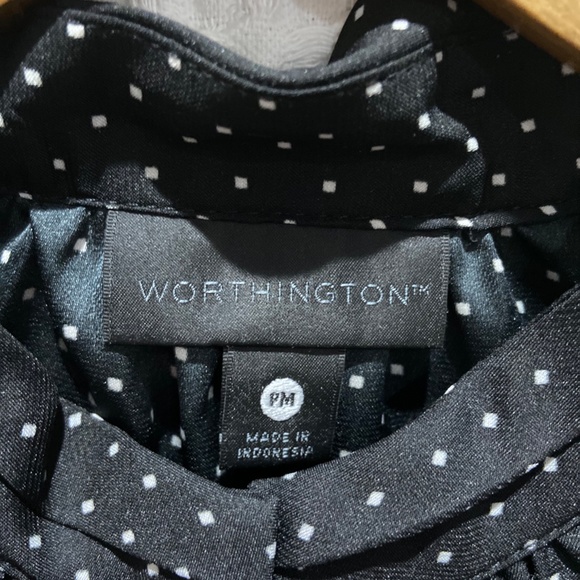 🍎 WORTHINGTON POLKA DOT BLOUSE - Picture 5 of 6